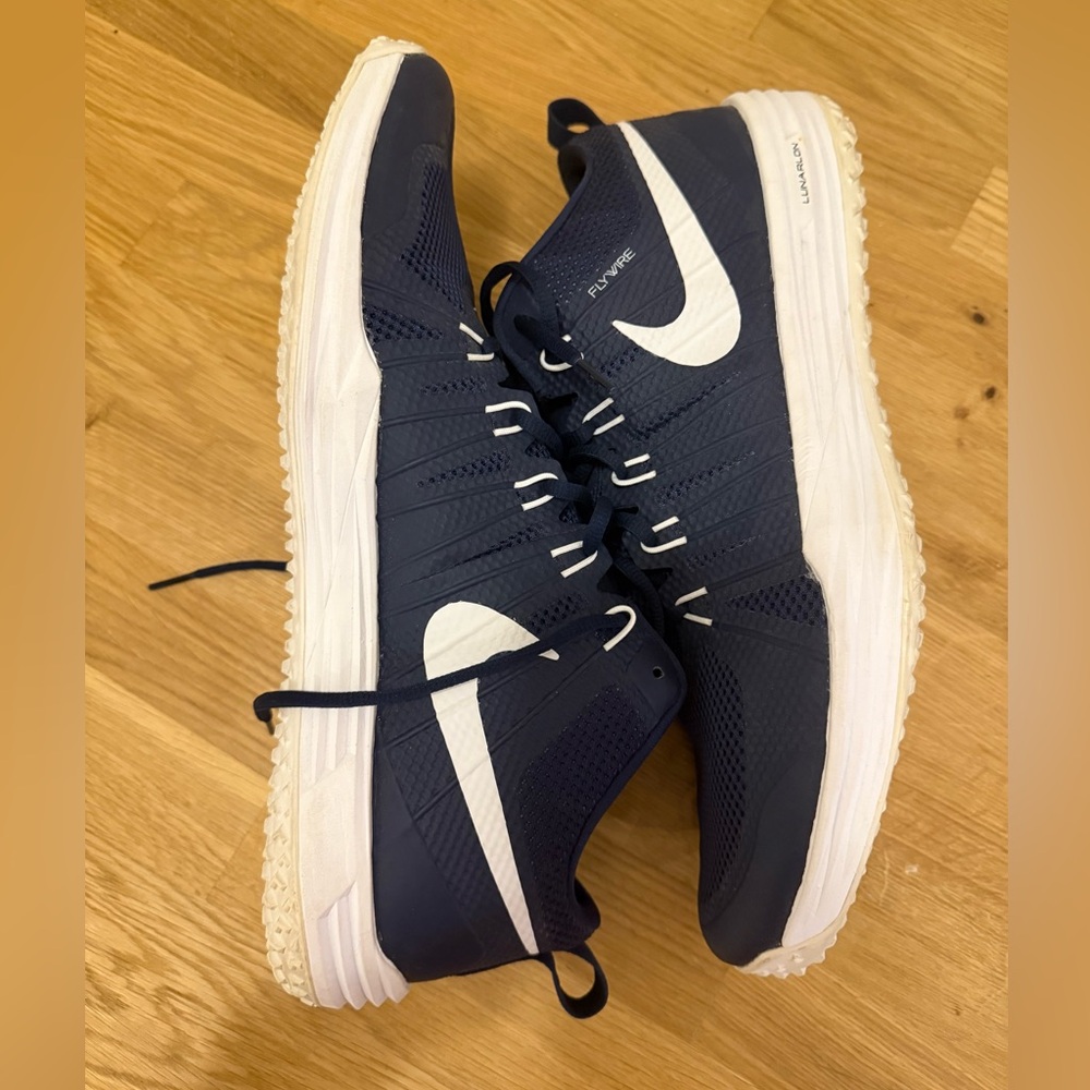 Nike Blue and White Athletic Shoes